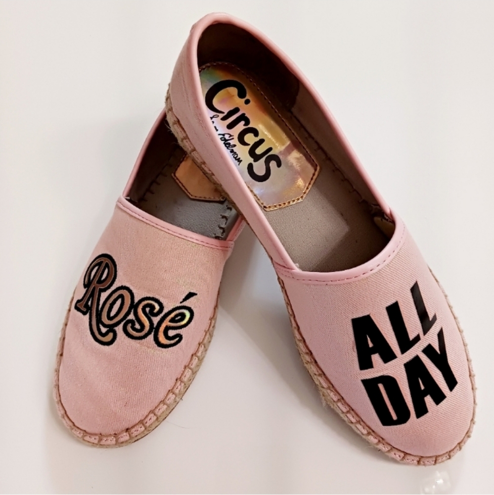 Sam Edelman Circus canvas flats. Size 7.5. Never worn, mint condition.